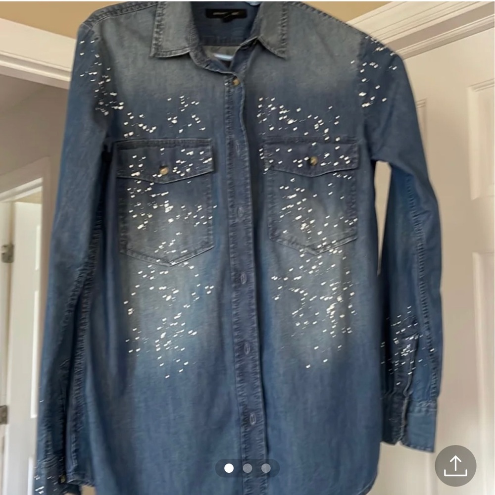 Banana Republic denim button down shirt